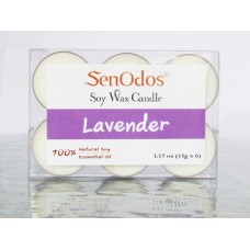 Tealight Set  Lavender Soy Candles (15g x 6)