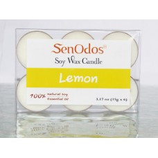 Tealight Set  Lemon Soy Candles (15g x 6)