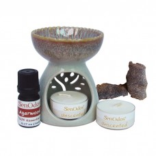 Essential Oil Burner Set (Agarwood)