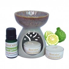 Essential Oil Burner Set (Bergamot)