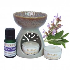 Essential Oil Burner Set (Clary Sage)