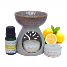 Essential Oil Burner Set (Lemon)